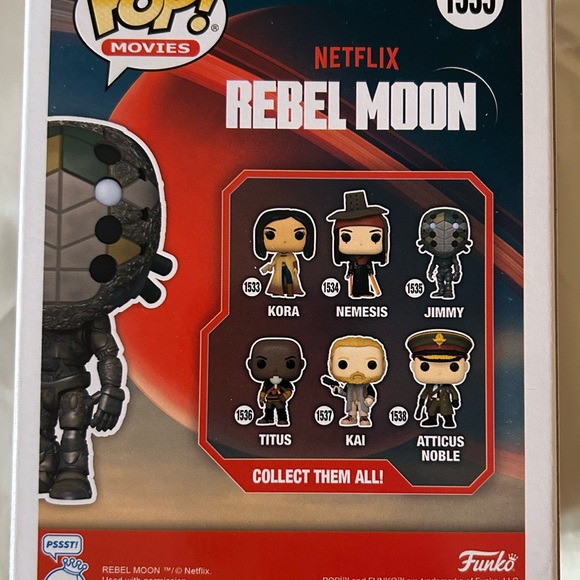 Funko Pop! Movies Rebel Moon Jimmy Action Figure - Picture 5 of 5